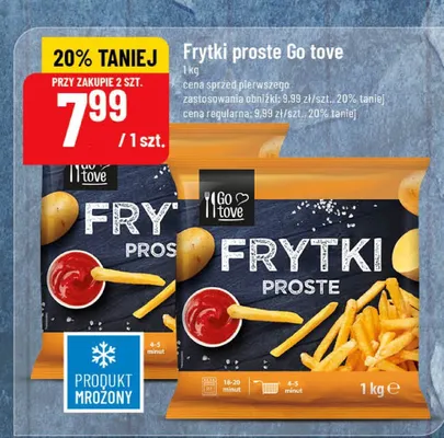 Frytki proste promocja w POLOmarket