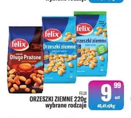Orzeszki ziemne Felix promocja w Tomi Markt
