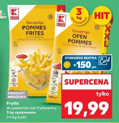 Frytki do piekarnika lub frytownicy promocja w Kaufland
