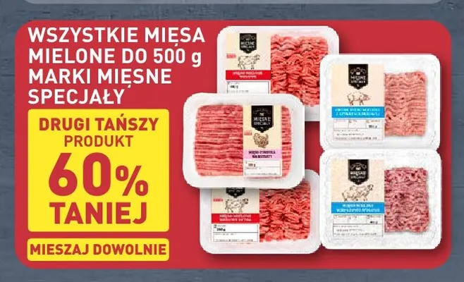 Mięsa mielone do 500 g Mięsne Specjały promocja w Aldi