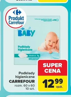 Podkłady higieniczne Carrefour promocja w Carrefour Market