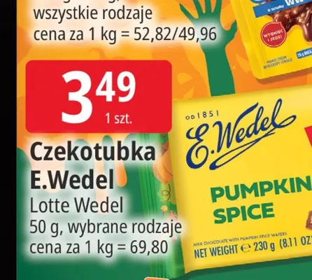 Czekotubka E.Wedel promocja w Leclerc