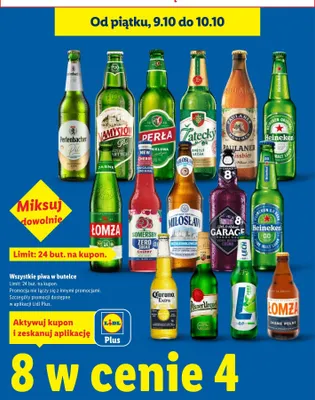 Piwo bezalkoholowe Miłosław IPA promocja w Lidl