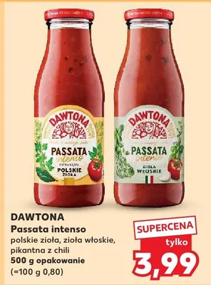 Passata intenso polskie zioła, zioła włoskie, pikantna z chili promocja w Kaufland