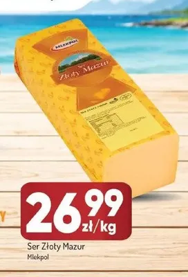 Ser żółty Złoty Mazur Mlekpol promocja w Avita