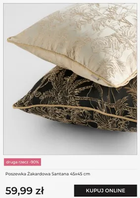 Poszewka żakardowa home&you Santana 45x45 cm promocja w home&you