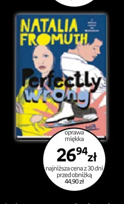 Książka Perfectly Wrong Natalia Fromuth promocja w Empik