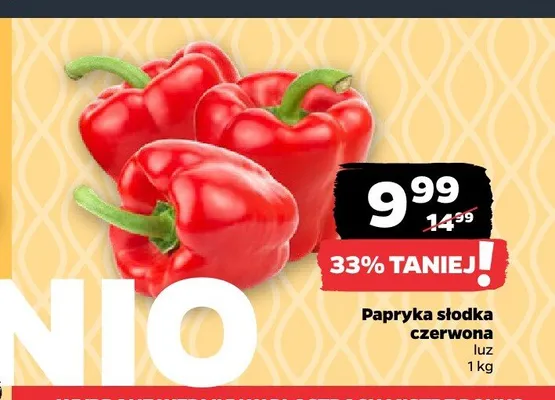 Papryka słodka czerwona luz Netto promocja w Netto