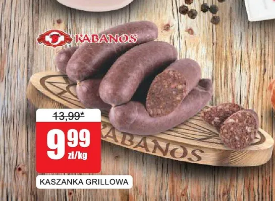 Kaszanka grillowa Kabanos promocja w Bingo