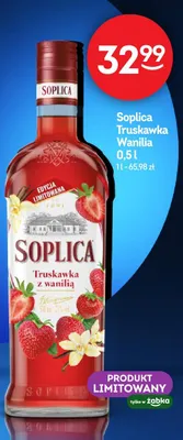 Likier truskawka z wanilią promocja w Żabka