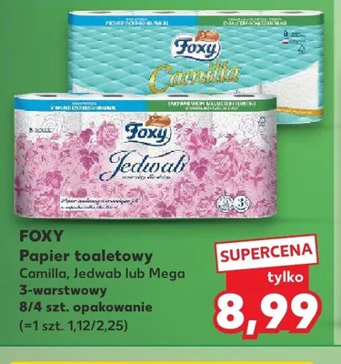 Papier toaletowy Foxy promocja w Kaufland