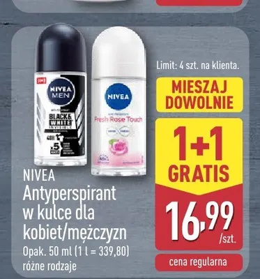 Antyperspirant w kulce dla mężczyzn Nivea promocja w Aldi