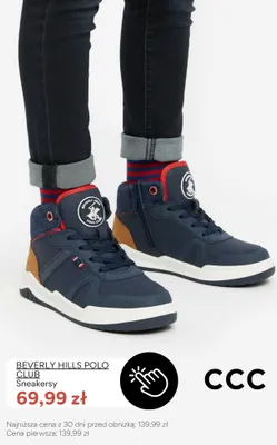 Sneakersy Beverly Hills Polo Club promocja w CCC