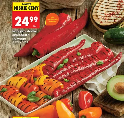 Papryka słodka szpiczasta promocja w Biedronka