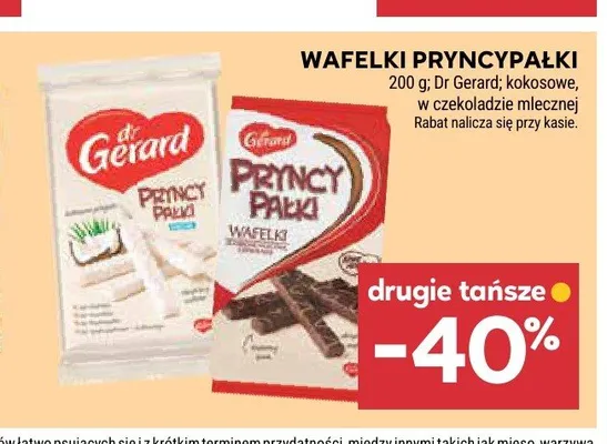 Wafelki Pryncypałki Dr Gerard promocja w Stokrotka