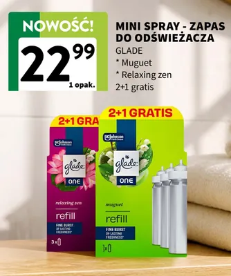 Zapas do odświeżacza powietrza Glade Mini Spray Muguet promocja w Intermarche