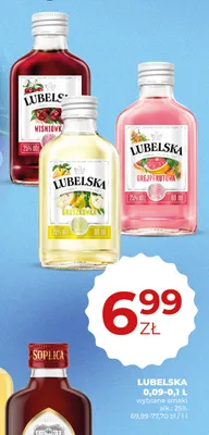 Likier Lubelska Wiśniówka promocja w Duży Ben
