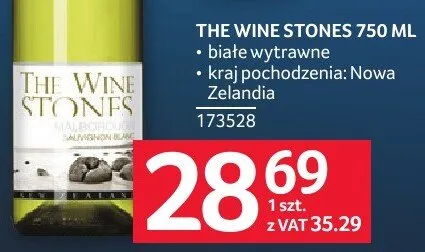 Wino THE WINE STONES 750 ML promocja w Selgros