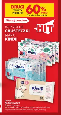 Chusteczki Sensitive Kindii promocja w Kaufland