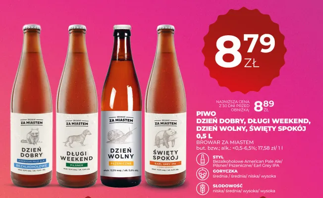 Piwo Długi Weekend promocja w Duży Ben