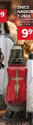 Znicz nagrobkowy Luks T-265S promocja w Stokrotka