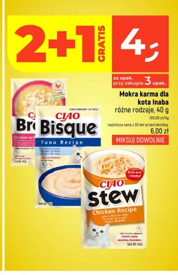 Mokra karma dla kota Inaba Ciao Stew z kurczakiem promocja w Dealz