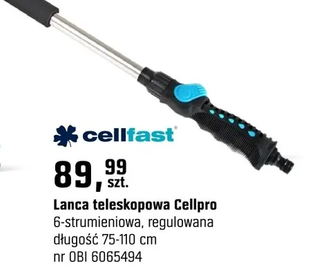 Lanca teleskopowa Cellpro 6-strumieniowa, regulowana długość 75-110 cm promocja w OBI