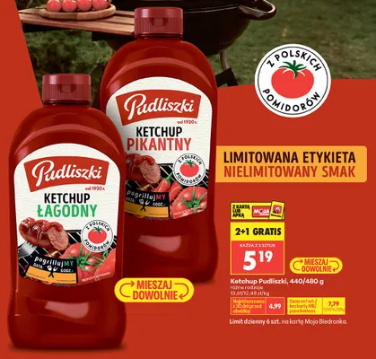 Ketchup pikantny Pudliszki promocja w Biedronka