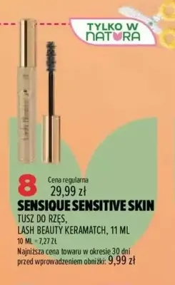 Tusz do rzęs Lash Beauty Keramatch Sensique Sensitive Skin promocja w Drogerie Natura