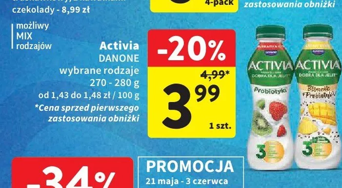 Activia promocja w Intermarche