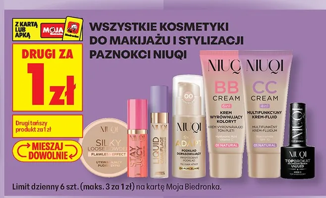 Puder sypki Niuqi Silky Loose Powder promocja w Biedronka