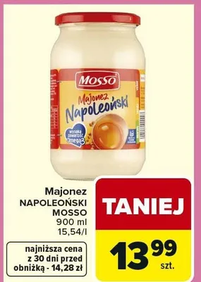Majonez napoleoński promocja w Carrefour Market