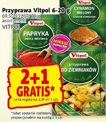 Przyprawa różne rodzaje promocja w Prim Market