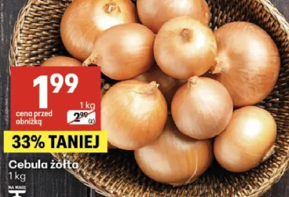 Cebula żółta promocja w Delikatesy Centrum