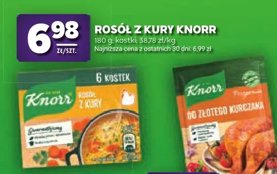 Rosół z kury Knorr promocja w Stokrotka