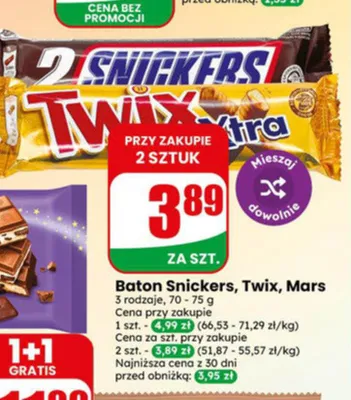 Baton Snickers promocja