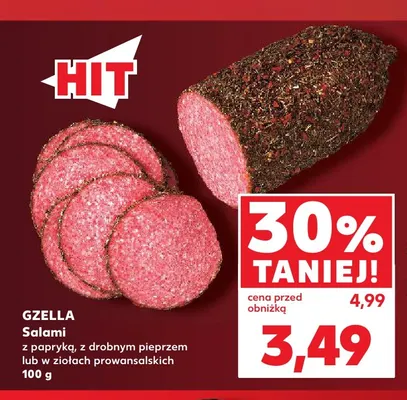Salami z papryką Gzella promocja w Kaufland