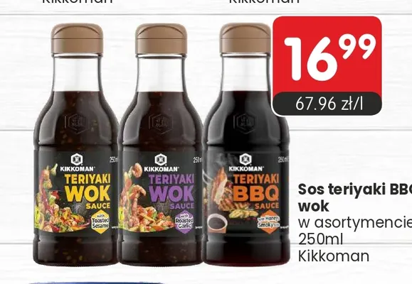 Sos teriyaki wok z prażonym sezamem Kikkoman promocja w Market Point