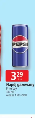 Napój gazowany Pepsi 330ml promocja w Leclerc
