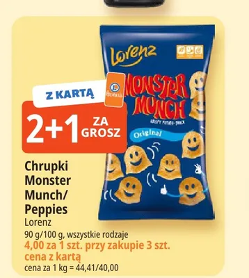 Chrupki Peppies Lorenz promocja w Leclerc