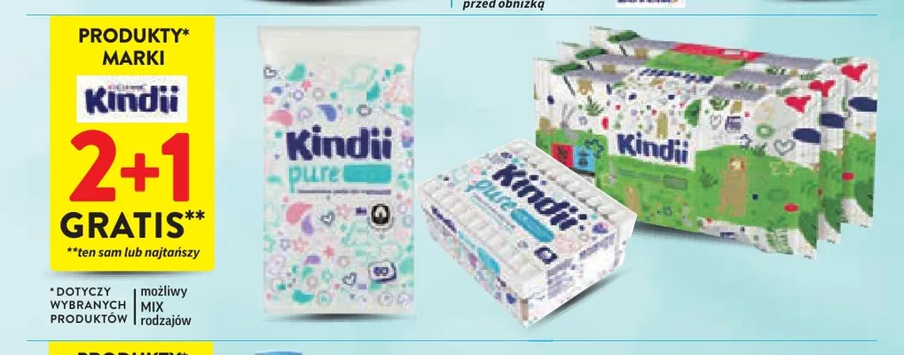 Produkty marki Kindii promocja w Intermarche