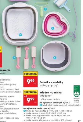Miska owalna składana Smukee promocja w Biedronka