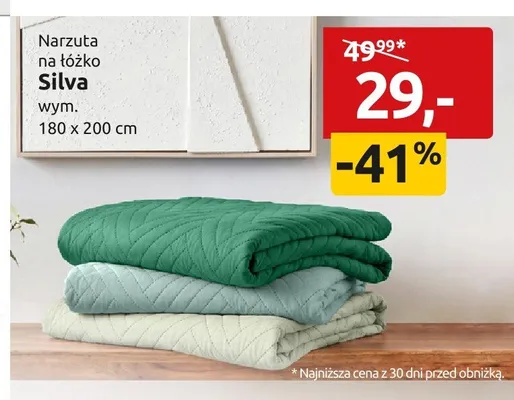 Narzuta na łóżko Silva 180x200 cm promocja w Black Red White