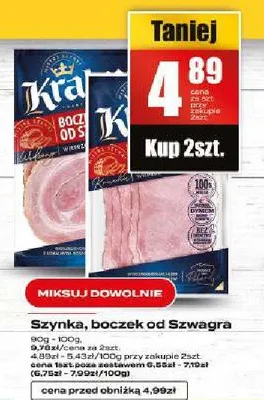 Szynka, boczek od Szwagra promocja w Supeco