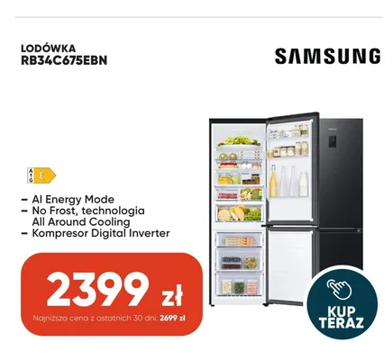 Lodówka Samsung promocja w Max Elektro