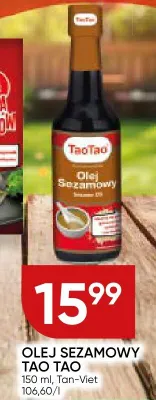 Olej sezamowy TaoTao promocja w Chata Polska