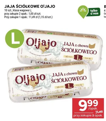 Jaja ściółkowe promocja w Stokrotka