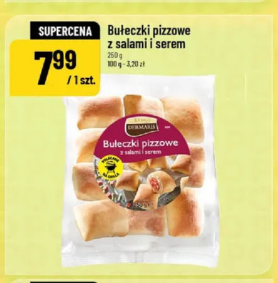 Bułeczki pizzowe z salami i serem Dermaris promocja w POLOmarket