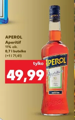 Aperitif Aperol promocja w Kaufland