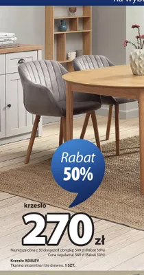 Krzesło Adslev promocja w Jysk